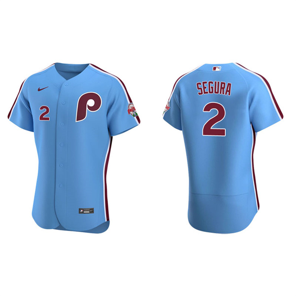 Men's Philadelphia Phillies Jean Segura Light Blue Authentic Alternate Jersey