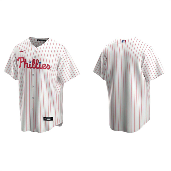 Men's Philadelphia Phillies White Replica Home Jersey