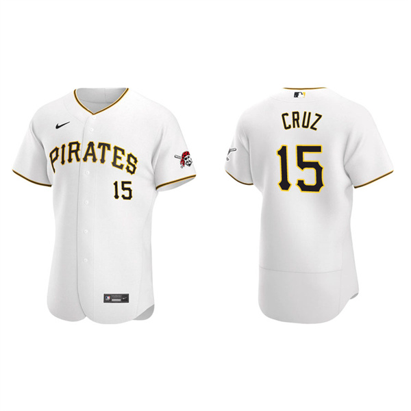 Men's Oneil Cruz Pittsburgh Pirates White Authentic Home Jersey