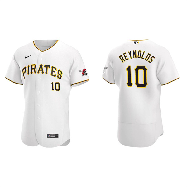 Men's Pittsburgh Pirates Bryan Reynolds White Authentic Home Jersey