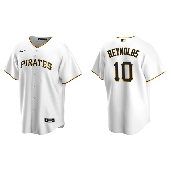 Men's Pittsburgh Pirates Bryan Reynolds White Replica Home Jersey