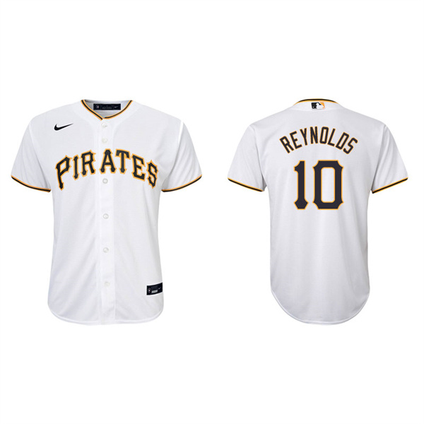 Youth Pittsburgh Pirates Bryan Reynolds White Replica Home Jersey