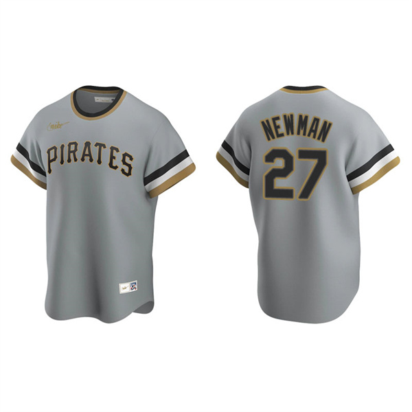Men's Pittsburgh Pirates Kevin Newman Gray Cooperstown Collection Road Jersey