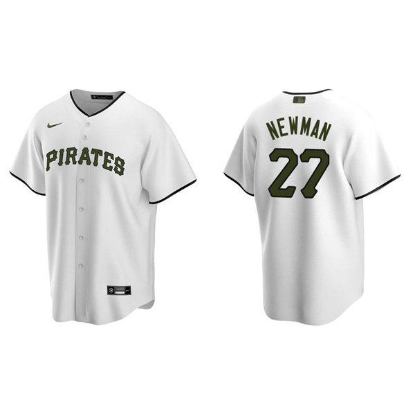 Men's Pittsburgh Pirates Kevin Newman White Replica Alternate Jersey