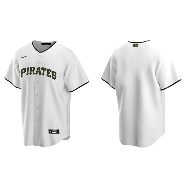 Men's Pittsburgh Pirates White Replica Alternate Jersey