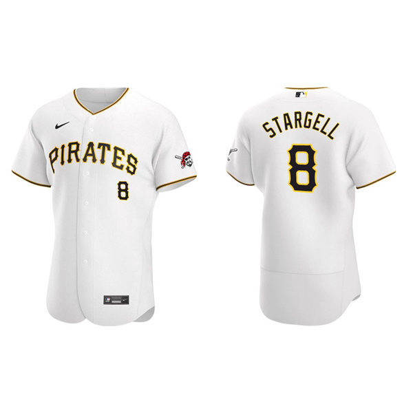 Men's Pittsburgh Pirates Willie Stargell White Authentic Home Jersey
