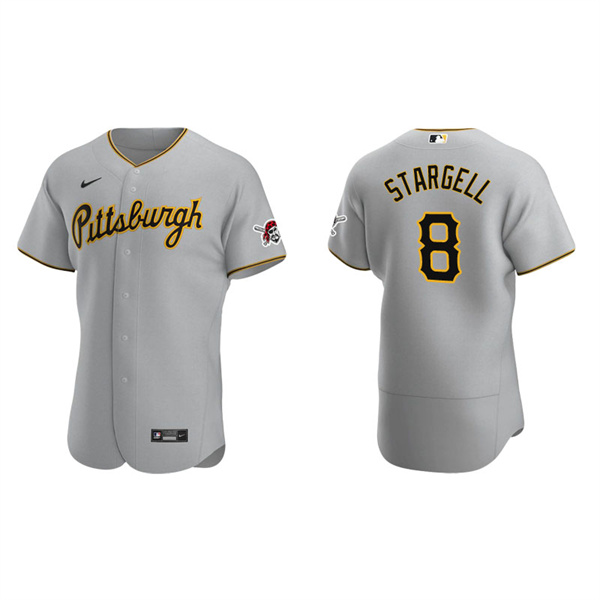 Men's Pittsburgh Pirates Willie Stargell Gray Authentic Road Jersey