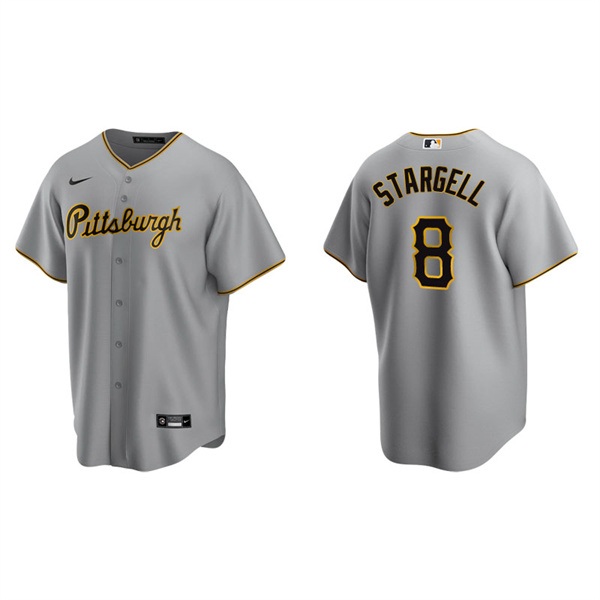 Men's Pittsburgh Pirates Willie Stargell Gray Replica Road Jersey