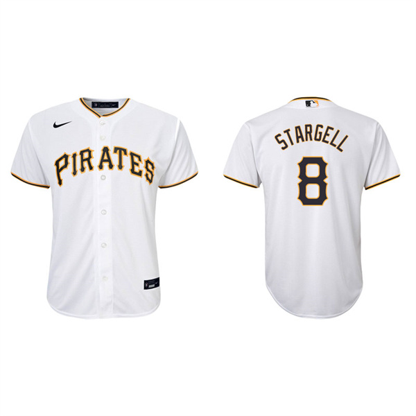 Youth Pittsburgh Pirates Willie Stargell White Replica Home Jersey