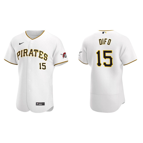 Men's Pittsburgh Pirates Wilmer Difo White Authentic Home Jersey