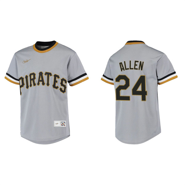 Youth Greg Allen Pittsburgh Pirates Gray Cooperstown Collection Jersey