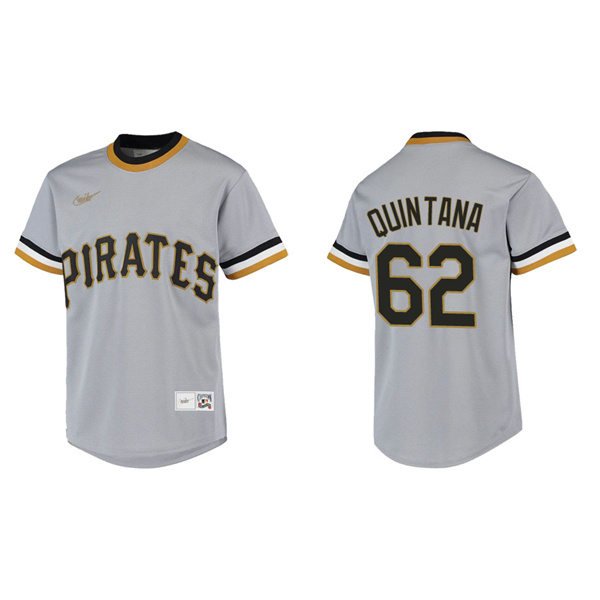 Youth Jose Quintana Pittsburgh Pirates Gray Cooperstown Collection Jersey