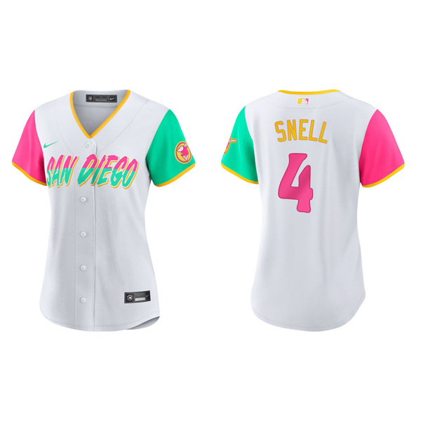 Women's Blake Snell San Diego Padres White 2022 City Connect Replica Jersey