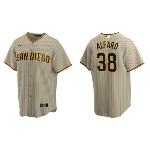 Men's Jorge Alfaro San Diego Padres Sand Brown Replica Alternate Jersey