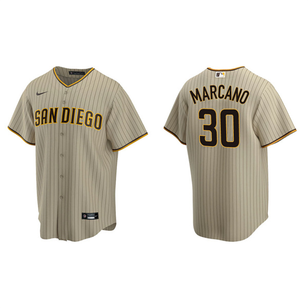 Men's Tucupita Marcano San Diego Padres Sand Brown Replica Alternate Jersey