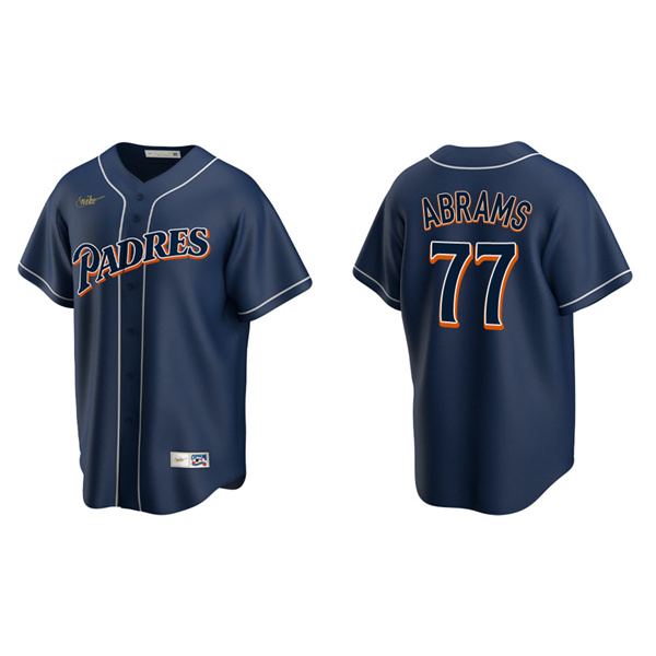 Men's San Diego Padres CJ Abrams Navy Cooperstown Collection Jersey