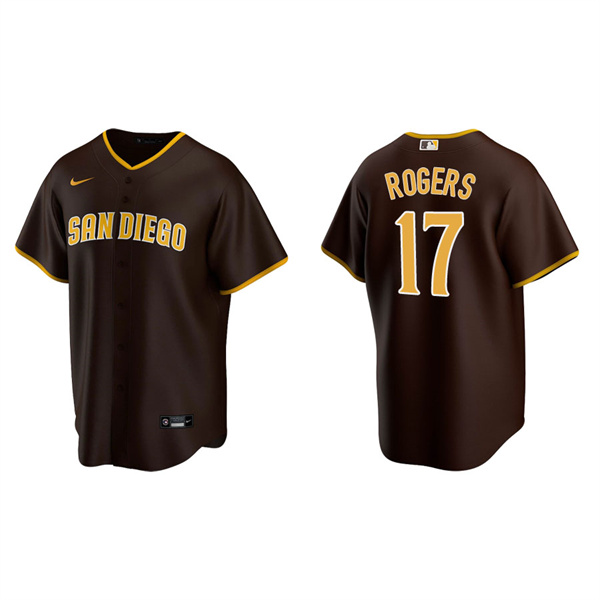 Men's San Diego Padres Taylor Rogers Brown Replica Road Jersey