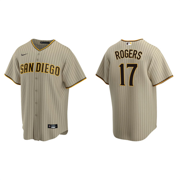 Men's San Diego Padres Taylor Rogers Sand Brown Replica Alternate Jersey