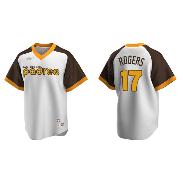 Men's San Diego Padres Taylor Rogers White Cooperstown Collection Home Jersey