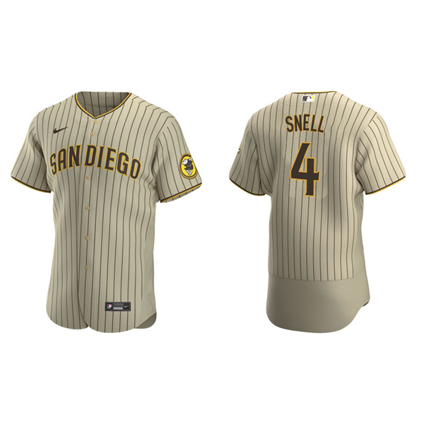 Men's San Diego Padres Blake Snell Tan Brown Authentic Alternate Jersey