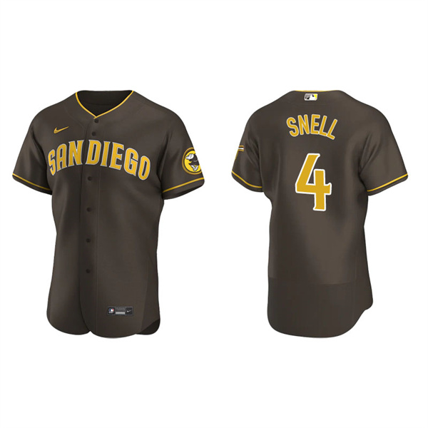 Men's San Diego Padres Blake Snell Brown Authentic Road Jersey