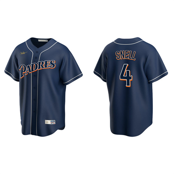 Men's San Diego Padres Blake Snell Navy Cooperstown Collection Jersey