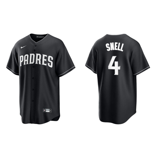 Men's San Diego Padres Blake Snell Black White Replica Official Jersey
