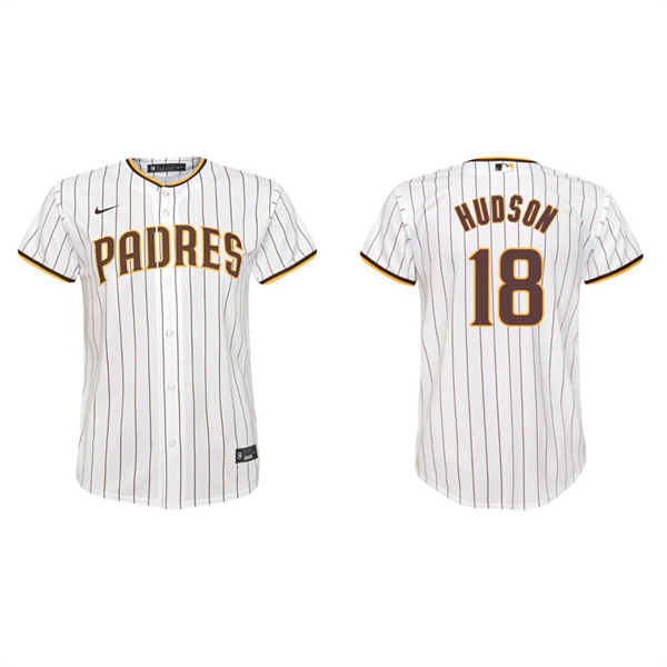 Youth San Diego Padres Daniel Hudson White Replica Home Jersey