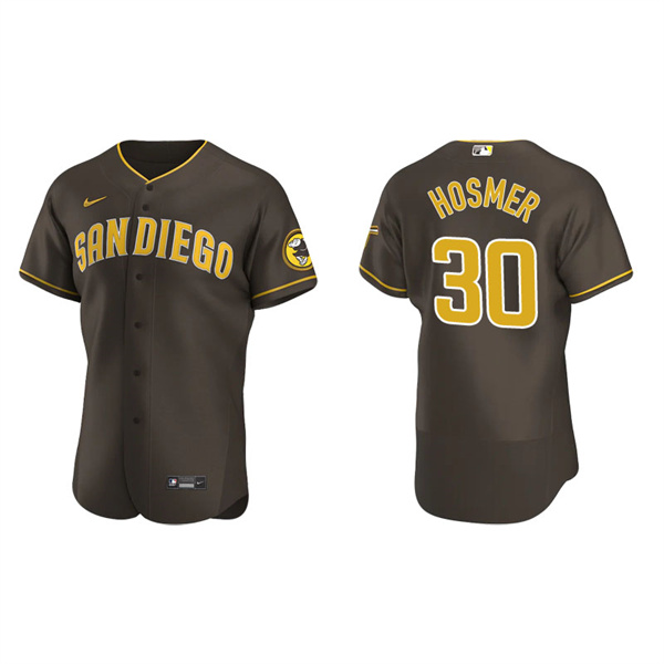 Men's San Diego Padres Eric Hosmer Brown Authentic Road Jersey