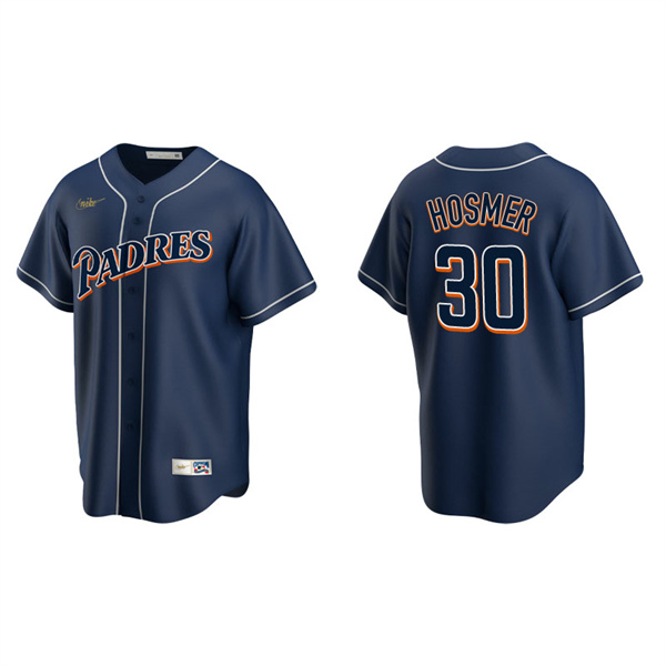 Men's San Diego Padres Eric Hosmer Navy Cooperstown Collection Jersey