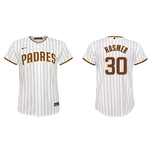 Youth San Diego Padres Eric Hosmer White Replica Home Jersey