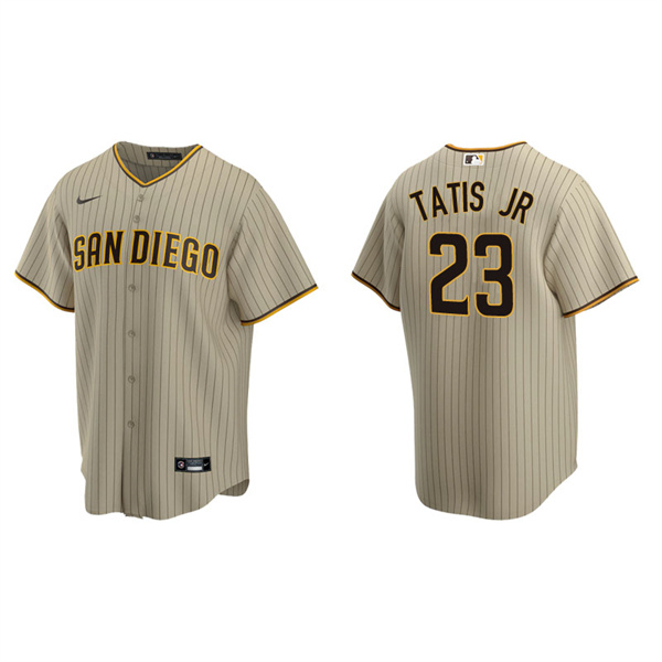 Men's San Diego Padres Fernando Tatis Jr. Sand Brown Replica Alternate Jersey