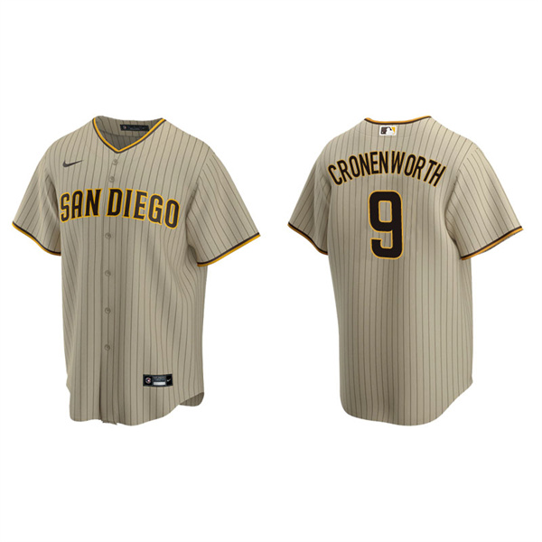 Men's San Diego Padres Jake Cronenworth Sand Brown Replica Alternate Jersey