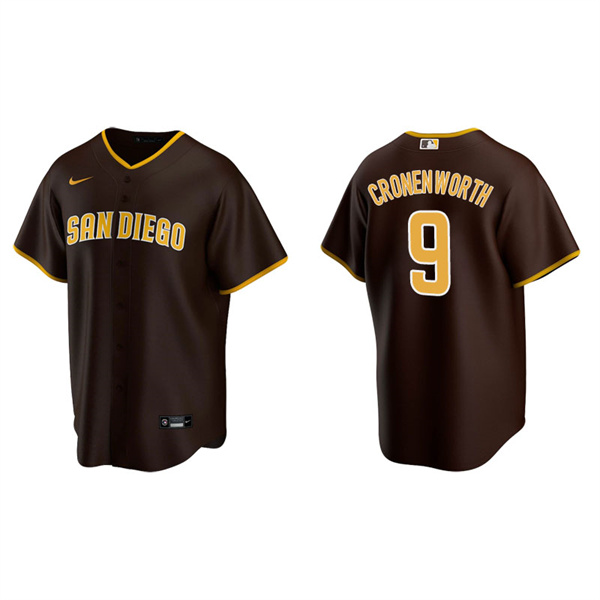 Men's San Diego Padres Jake Cronenworth Brown Replica Road Jersey