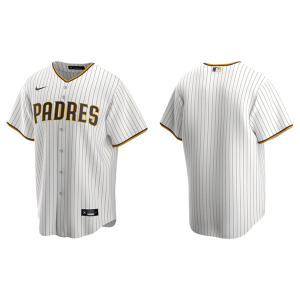 Men's San Diego Padres White Brown Replica Home Jersey