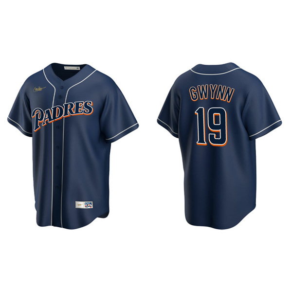Men's San Diego Padres Tony Gwynn Navy Cooperstown Collection Jersey