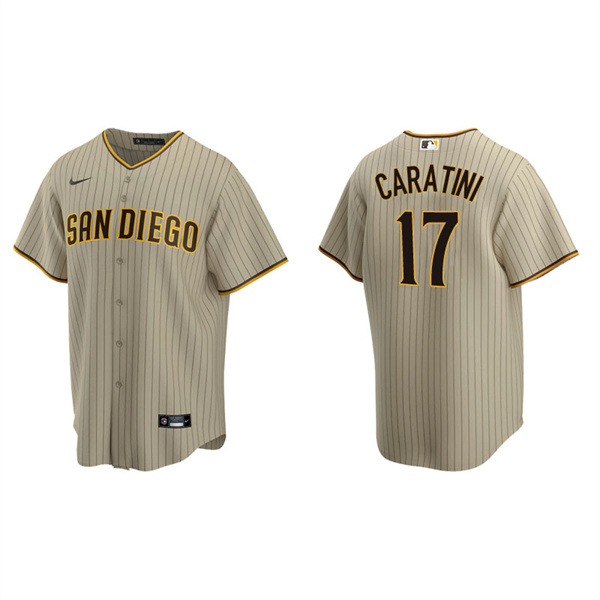 Men's San Diego Padres Victor Caratini Sand Brown Replica Alternate Jersey