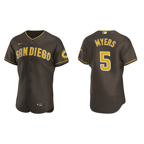 Men's San Diego Padres Wil Myers Brown Authentic Road Jersey