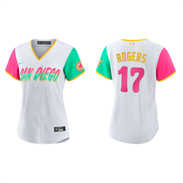 Women's Taylor Rogers San Diego Padres White 2022 City Connect Replica Jersey