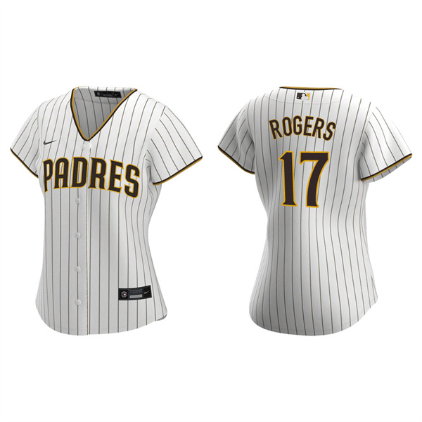 Women's San Diego Padres Taylor Rogers White Brown Replica Jersey