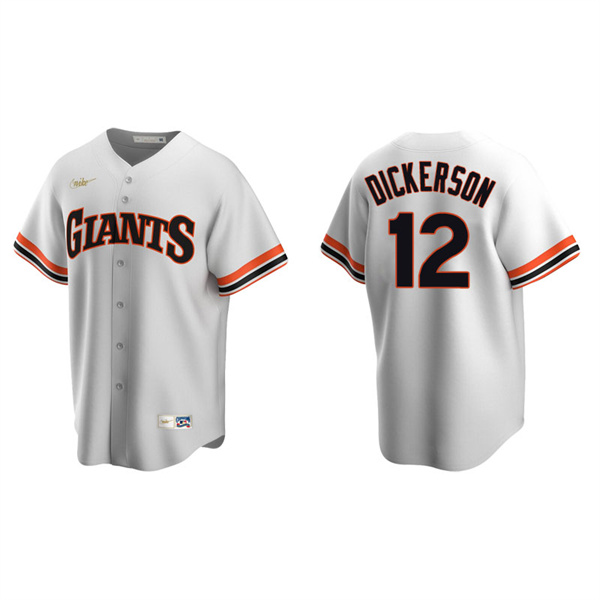 Men's San Francisco Giants Alex Dickerson White Cooperstown Collection Home Jersey