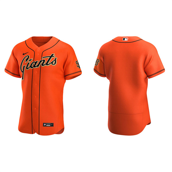 Men's San Francisco Giants Orange Authentic Alternate Jersey