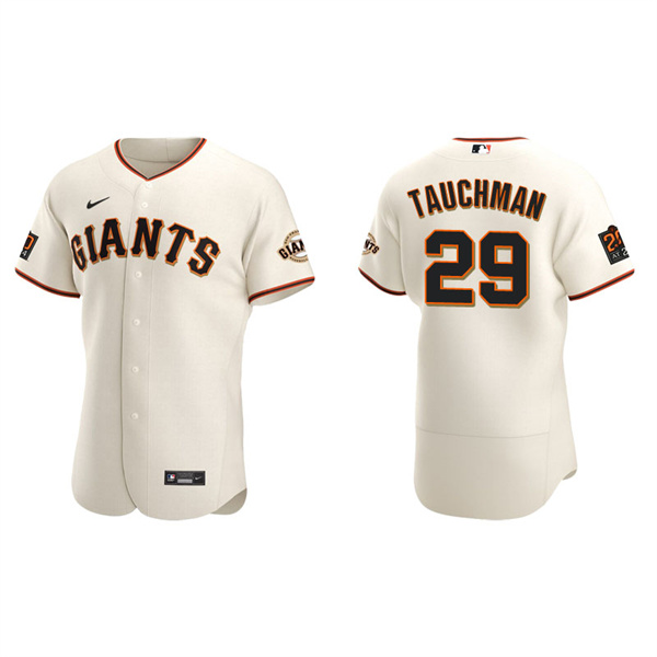 Men's San Francisco Giants Mike Tauchman Cream Authentic Home Jersey