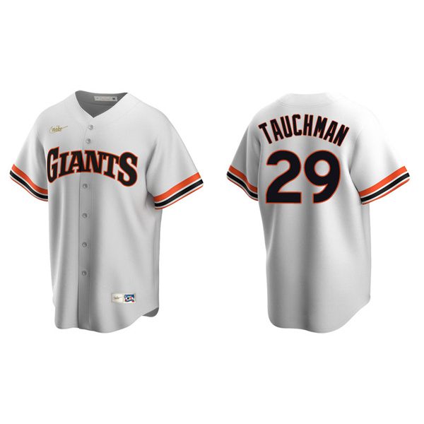 Men's San Francisco Giants Mike Tauchman White Cooperstown Collection Home Jersey