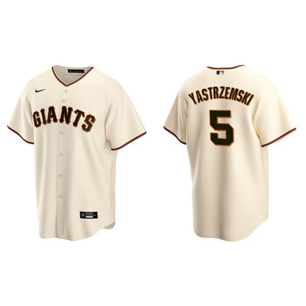 Men's San Francisco Giants Mike Yastrzemski Cream Replica Home Jersey
