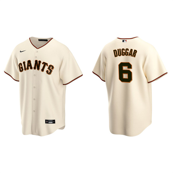 Men's San Francisco Giants Steven Duggar Cream Replica Home Jersey