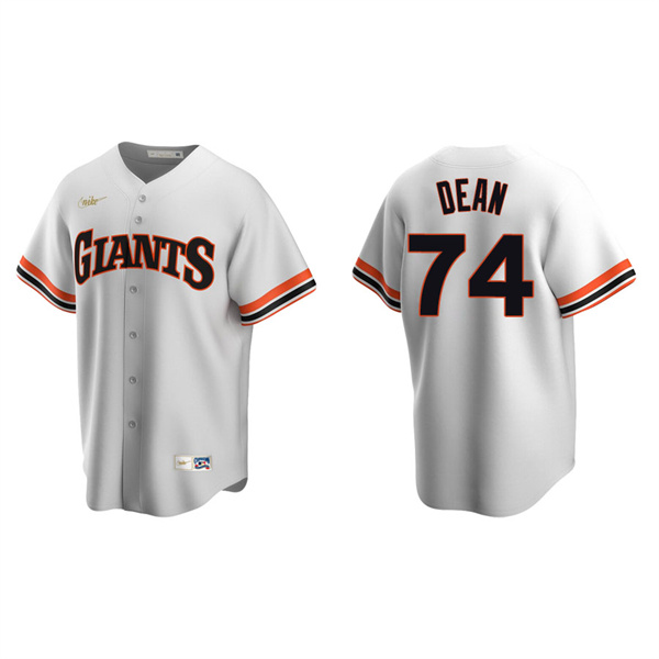 Men's Austin Dean San Francisco Giants White Cooperstown Collection Home Jersey