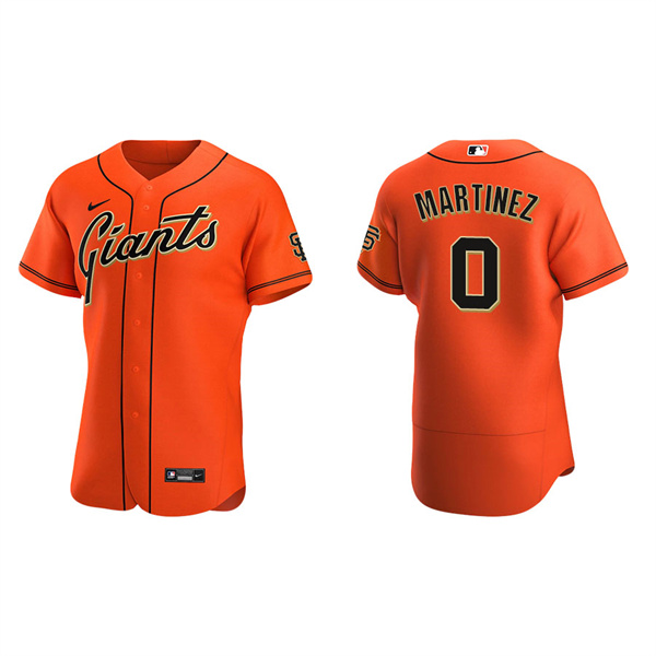 Men's San Francisco Giants Carlos Martinez Orange Authentic Alternate Jersey
