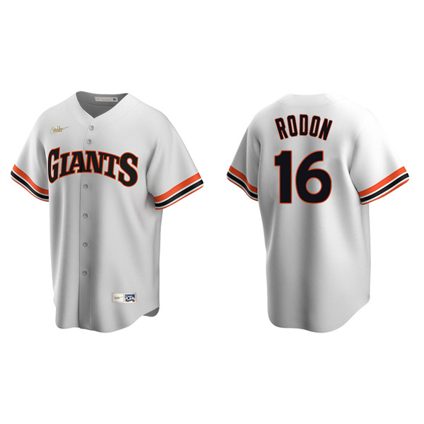 Men's San Francisco Giants Carlos Rodon White Cooperstown Collection Home Jersey
