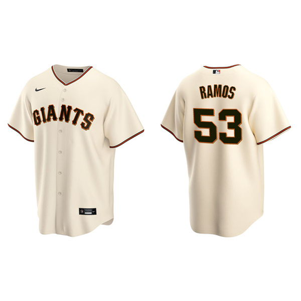 Men's San Francisco Giants Heliot Ramos Cream Replica Home Jersey